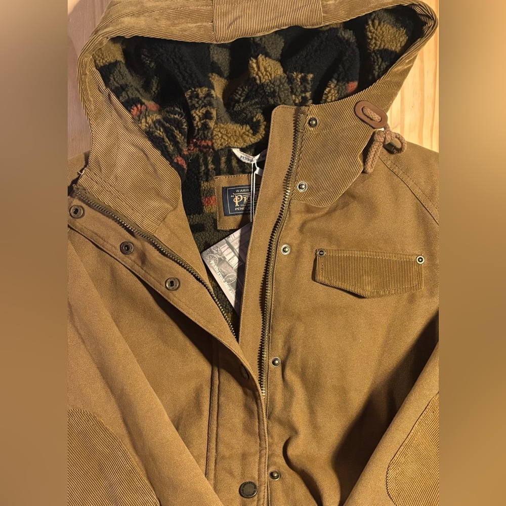 Pendleton Women's Marias Canvas Cord Trim Parka (NWT) - Picture 10 of 15